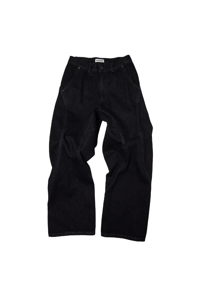 Engineered Jeans (Washed Black)